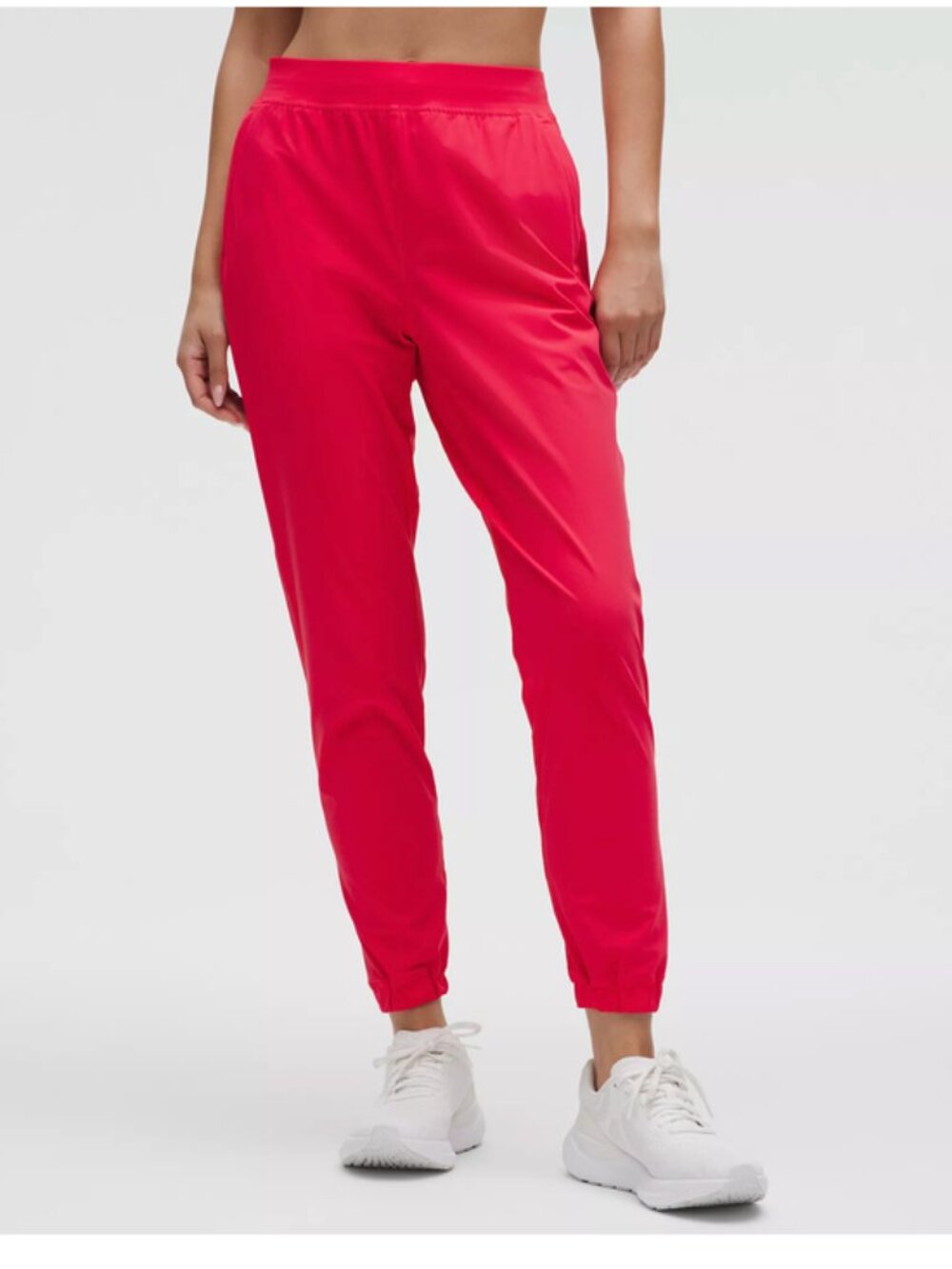 Lululemon Adapted State High-Rise Jogger Regular 28"- Color Red Glow size 10